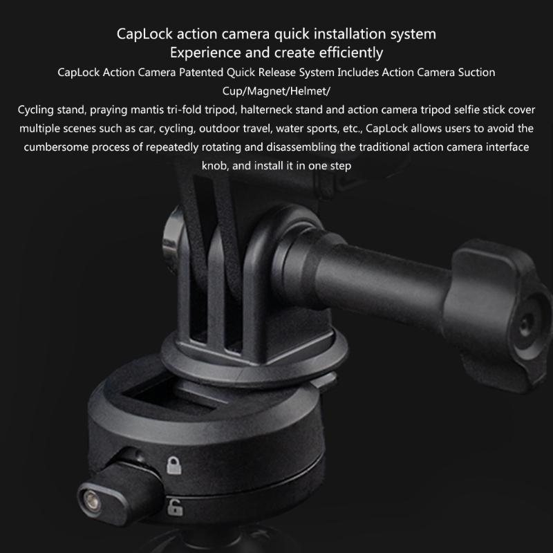 Versatile Sports Camera Mounting Kit Quick Release Tripods Mount Adapter Standard 1/4 Screw Port for 360 X2 X3 Cameras