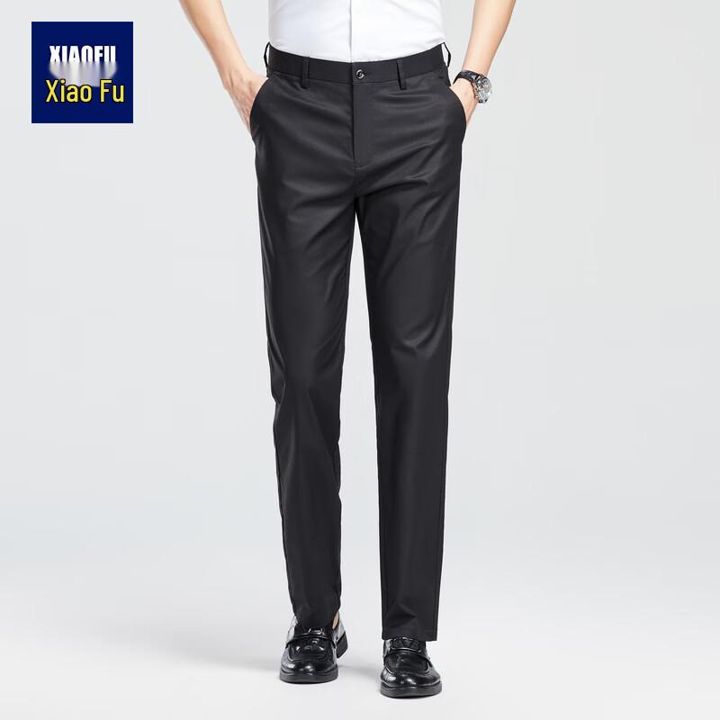 Men s Business Casual Straight-Leg Pants 36
