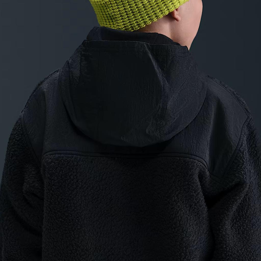 Nike Abbigliamento sportivo Club Fleece Moda Comodo Felpa con cappuccio ampia Bambini felpe HV0383010