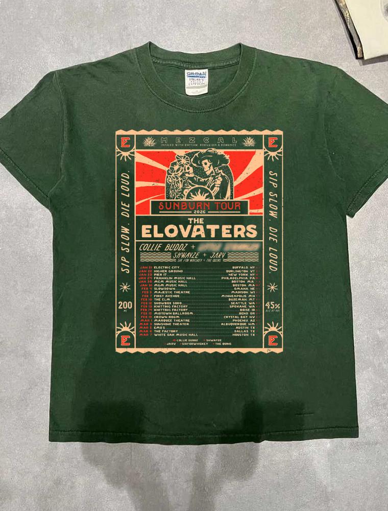 New The Elovaters - Sunburn Tour T-shirt Full Size S-5XL MD1614 Unisex T-Shirt XXL