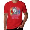 Funny Heavy Metal Unicorn Design Tshirt Blacks Oversized Graphic Tee Unisexs Cotton Tshirt