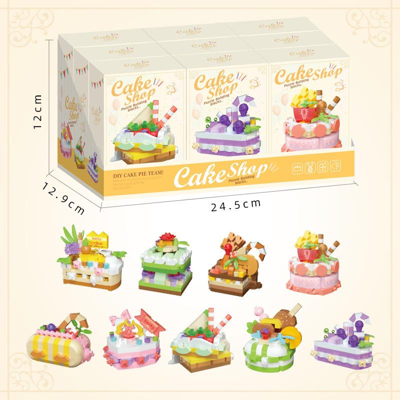 

Креативные строительные блоки, Мини-фруктовый шоколадный клубничный торт, Строительные блоки, Модельные украшения, Подарки на день рождения для девочек, Строительные блоки для торта на день рождения