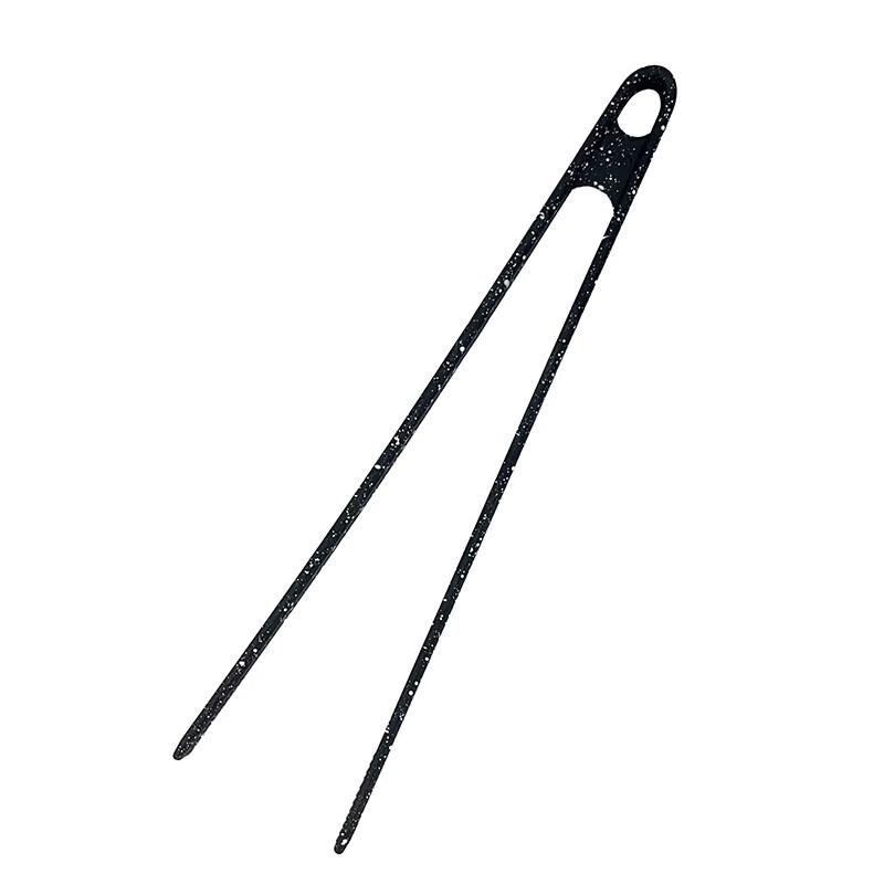 OLOEY Integrated High-Temperature Silicone V-Shaped Food Tongs