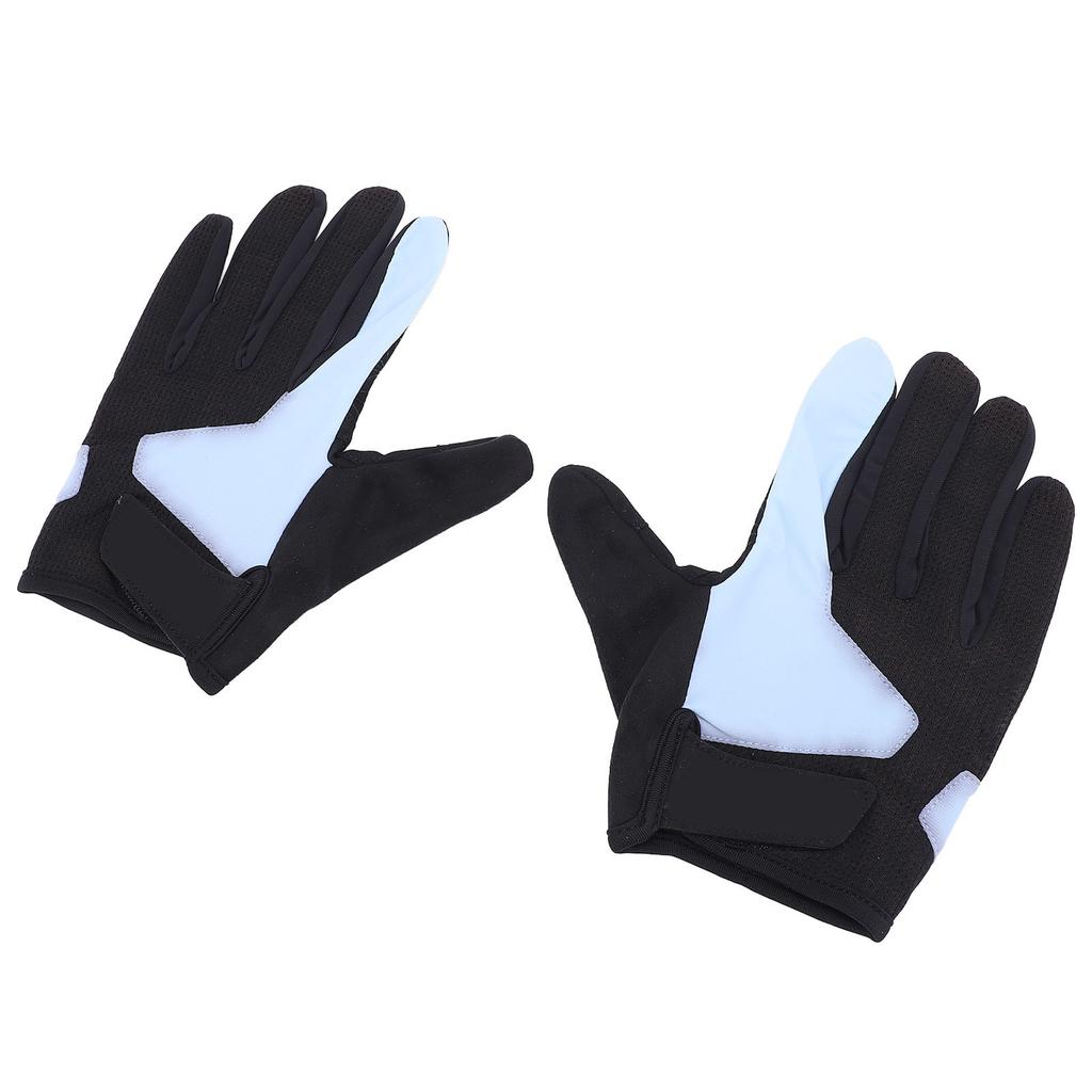 Full Finger Cycling Gloves Men Women Racing Workout Shock Absorption Support Touch Screen
