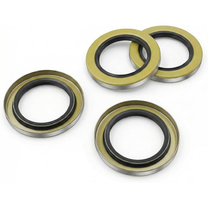 4 Pack Trailer Hub Grease Seal 010-036-00 Double Lip, 2.250" ID X 3.376" OD Double Lip Seal for Dexter Texcom 5200-7000 Lb RV Trailer Axles D42,