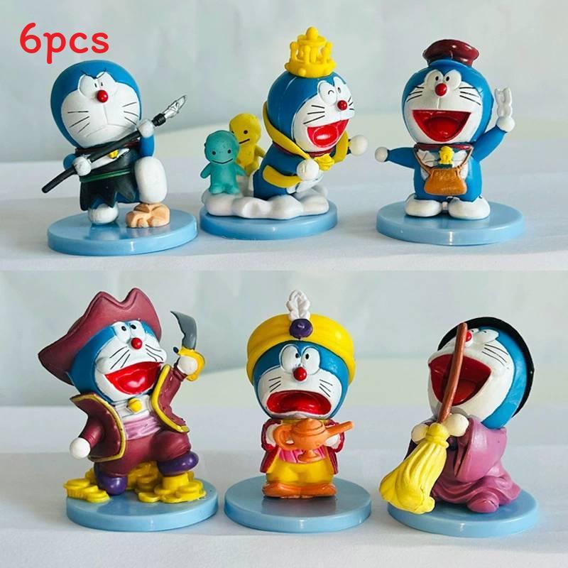 

Doraemon Pvc Figure Set With 6 Collectible Toys For Fans And Gift Collectors Series A