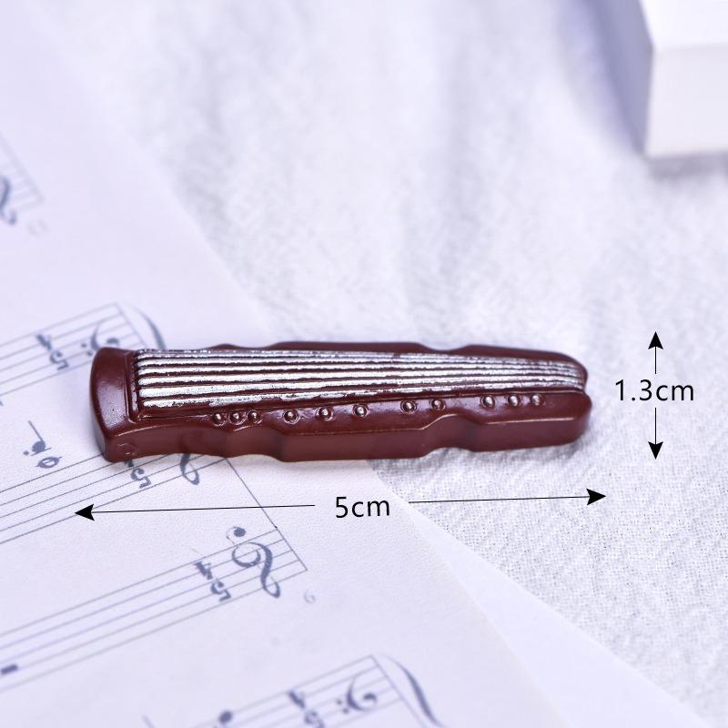 Micro-landscape Resin Decorative Items Simulated Musical Instruments Piano and Guitar Miniature Desktop Ornaments
