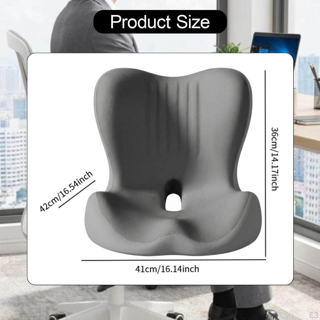 Cushion Coccyx Pillow Washable Cover Versatile Memory Foam Chair Cushions Ergonomic Seat for