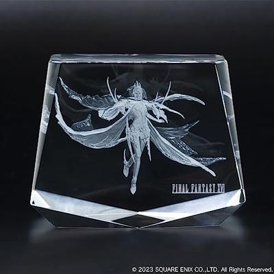 FINAL FANTASY XVI Laser graviertes Kristallglas <Beschworenes Wesen Shiva>