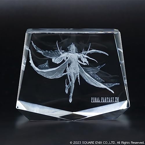 

FINAL FANTASY XVI Laser Engraved Crystal Glass Summoned Beast Shiva