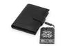 Men's Leather Wallet Kaletnik Szaniec Black Matte