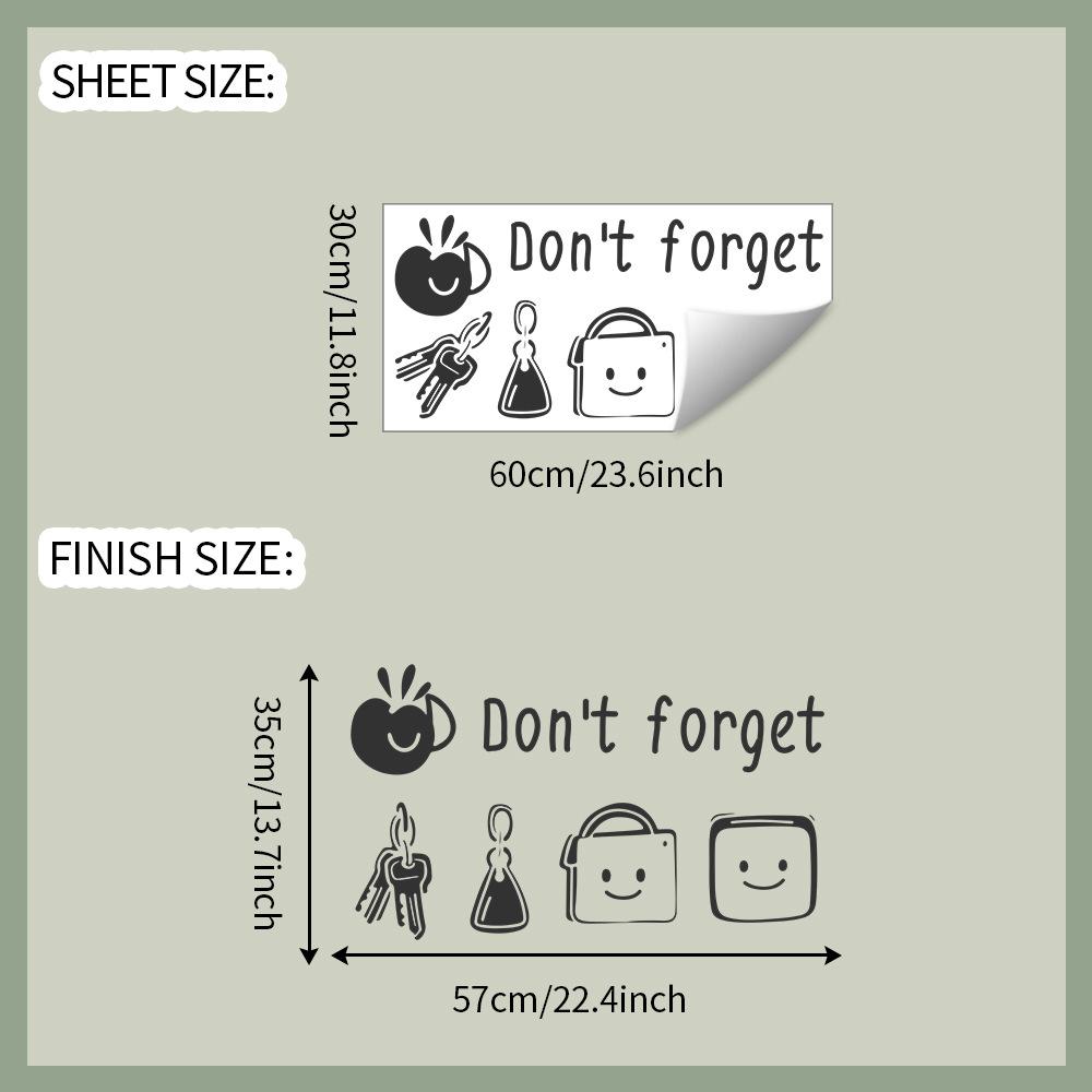 

Слоган Рюкзак Ключ Спальня Прихожая Дом Фон Украшение Наклейки на стену