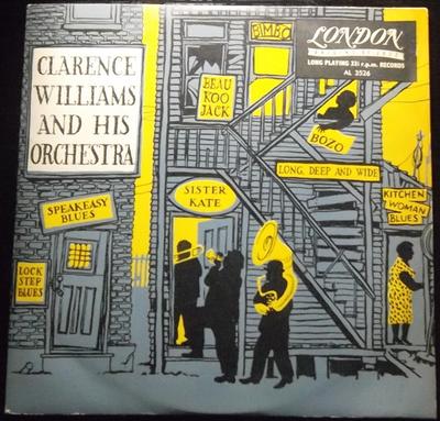 10inch Record CLARENCE WILLIAMS & HIS ORCHESTRA - Clarence Williams And His Orchestra AL3526 London Records 1954 UK Jazz Used