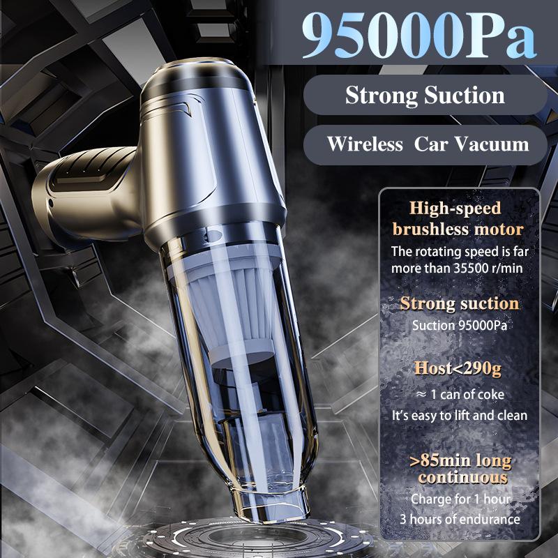 15000PA Portable Car Vacuum Cleaner Wireless Powerful 4-in-1 Clean Machine USB Charging Blowing Suction Vacuum Cleaner 2026 New