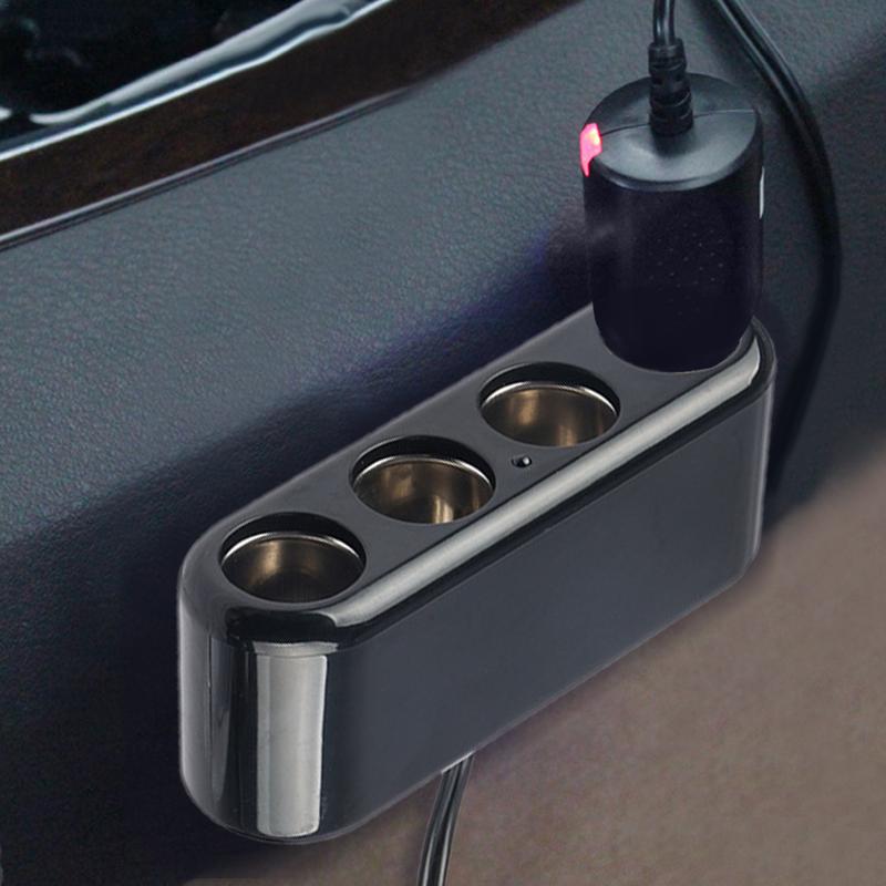 Samochodowy 12V adapter wielogniazdowy 4-drożny Wielogniazdowy adapter 4-gniazdowy Wtyczka samochodowa Zasilacz telefoniczny 12V potrójny adapter samochodowy Y