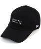 Yunibeosyeolkemiseuteuli Front Logo Cotton Black Ballcap