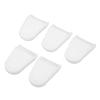 5Pcs Mouthpiece Cap Silicone Protector Accessory Set Kit for Clarinet Saxophone White