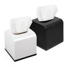 Yousheng Tissue Box Holder Durable Construction Large Capacity Solid Color Easy To Fill Decorative Cube Tissue Holder Dispenser