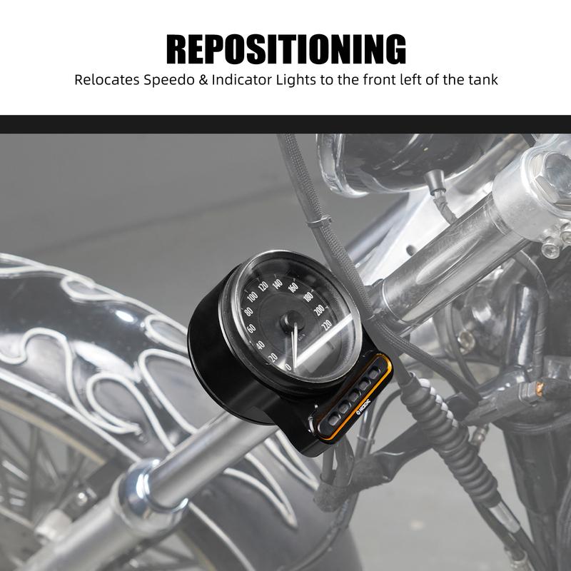 For Harley Sportster 1200 Low XL1200L 2008-2011 Speedometer Relocation Cover Instrument Mount Sportster 883 Custom XL883C XL883N
