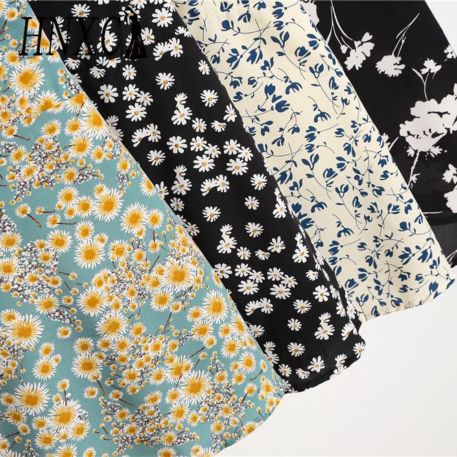 Bohemian Women Mini Sexy Dresses Summer Floral Print Pleated Ruffle Dresses Elegant Puff Sleeve Short Dress Korean Women Dress Vestidos