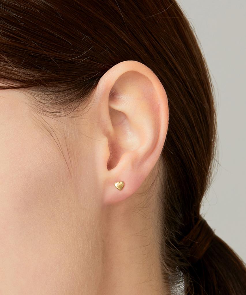 Mcel 14K Petite Volume Heart Piercing