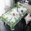 Summer Palm Leaves Rectangle Tablecloth for Table Decor Tropical Monstera Leaf Botanical Kitchen Dining Table Cloth Party Decor