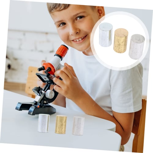 PLAFOPE 1 Set Copper, Iron, and Aluminum Density Cylinder Kit for Specific Gravity and Gravity Experiments