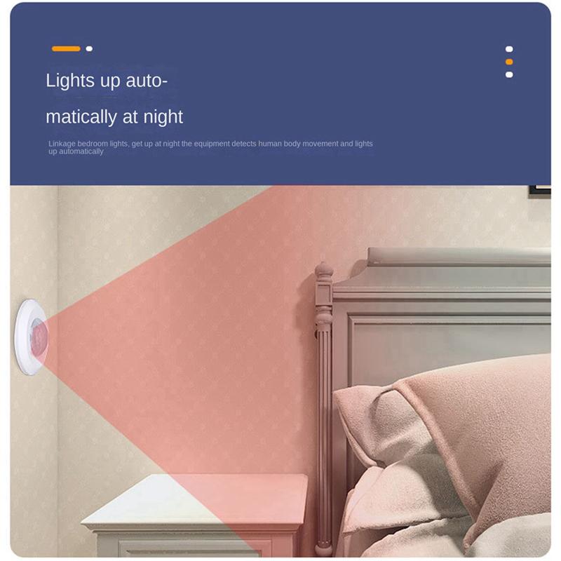 ABUBB Zigbee Smart Human Presence Sensor Zero Fire Wire Connected Human Motion Sensor with Anti-Theft Warning for Smart Home