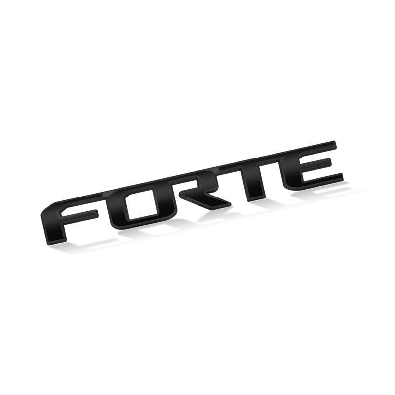 Авто Стайлинг 3D Хром Металл FORTE Буквы Логотип Наклейка на Кузов Автомобиля Крыло Боковой Значок Задняя Крышка Багажника Декор Авто Аксессуары