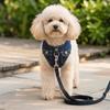 Anti-knot Dog Cat Leash Oxford Cloth Denim Harness Comfortable Vest Harness  Outdoor Activities