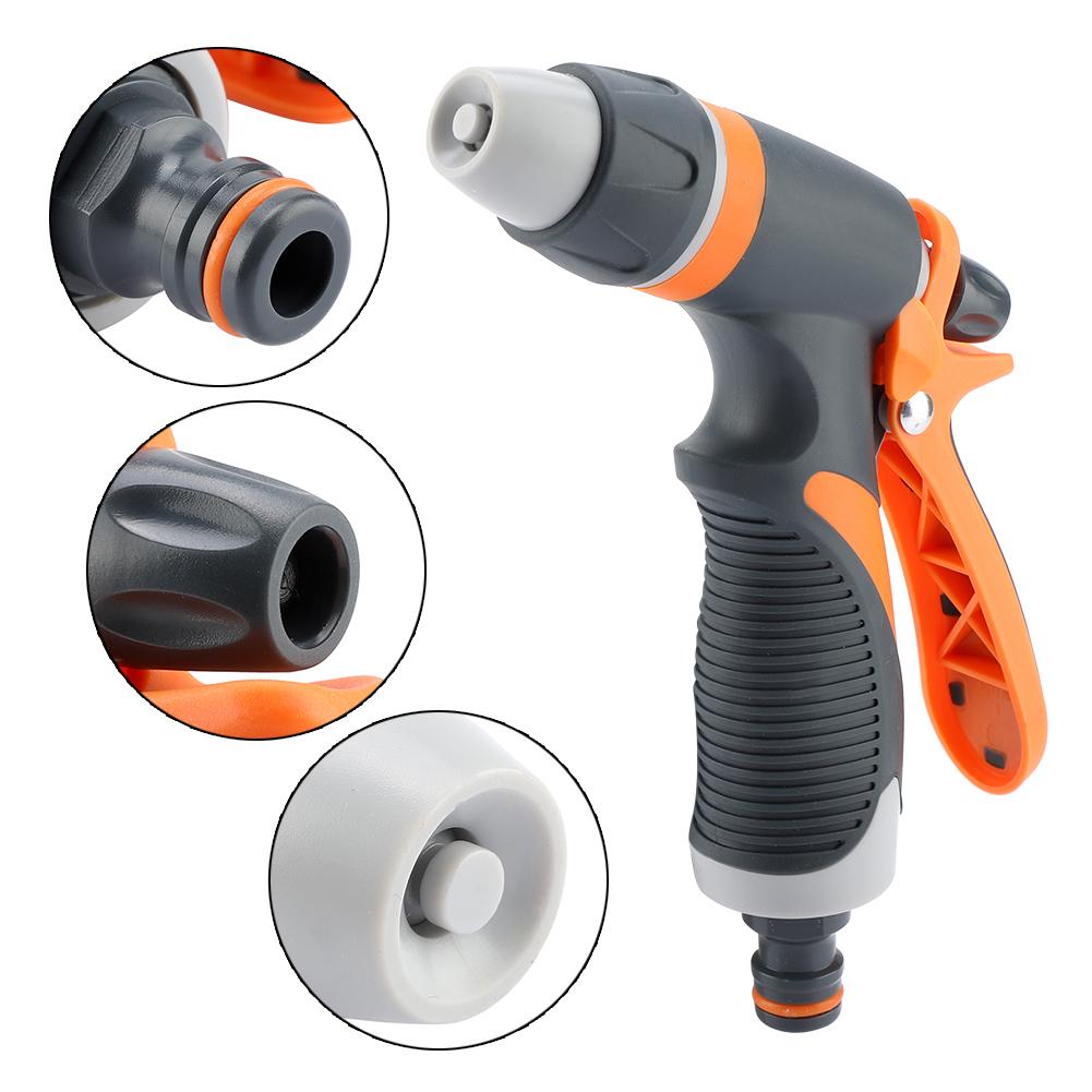 Car Wash Spray Nozzle, Garden Hose Nozzle 4   Spraying Settings with Comfortable Handle Suitable for Garden Irrigation Animal Washing