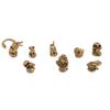 8PCS Hinge Head Home Decoration Resin Magnetic Door Hinge Heads Decorative Topper for Animal Lovers