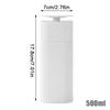 Flacone Detergente Struccante da 250/500 ml Vuoto con Pompa a Pressione Dispenser Plastica Rimuovi Smalto Cleaner Strumenti Manicure Portatili