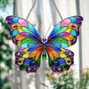 Monstera Plant Colorful Acrylic Hanging Ornament Suncatcher - Effect Glass Imitation Window Hanging Decor, Vivid Garden & Home Ornament, Ideal Gift