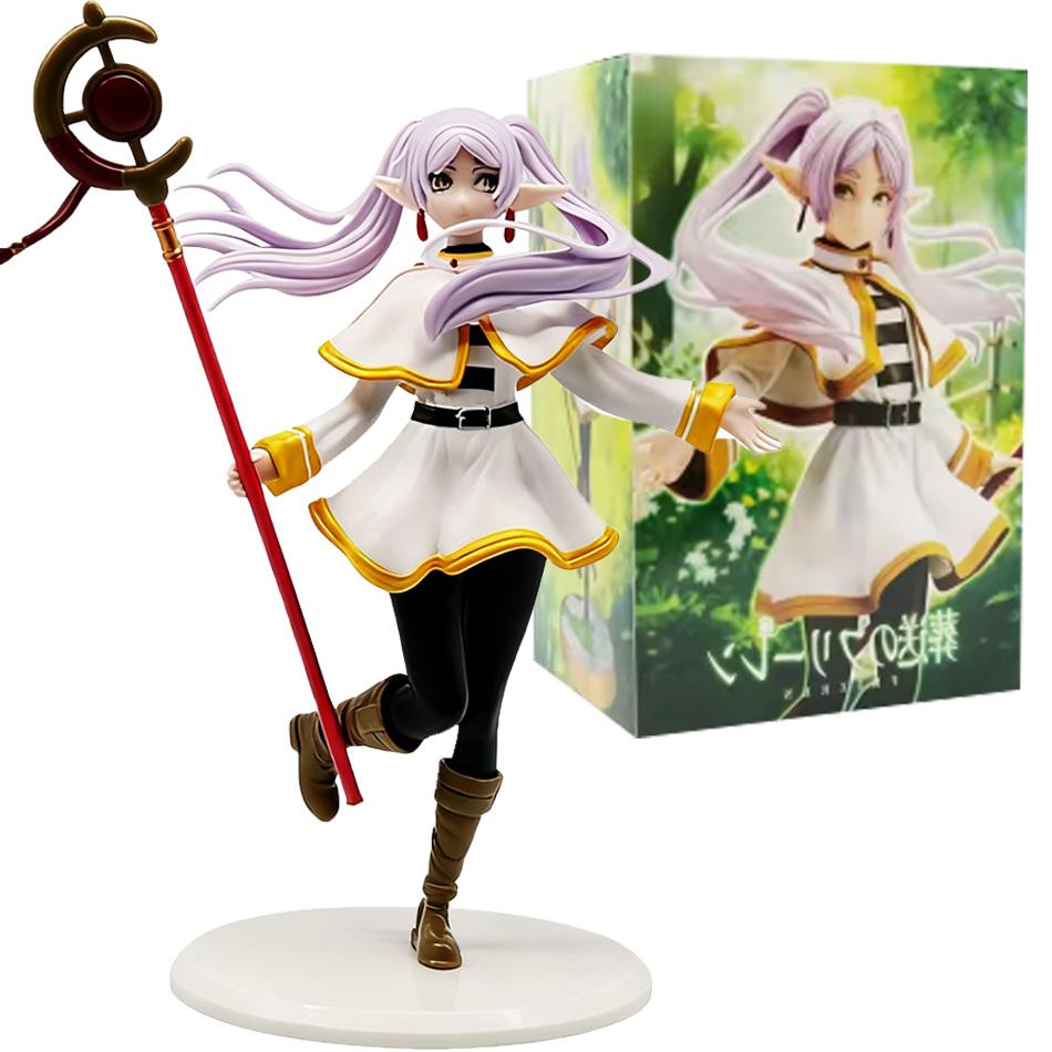 Anime Girl Figure Sousou No Frieren  Action Collectible Model Doll Noodle Stopper beyond Journey's End Toy for Fans
