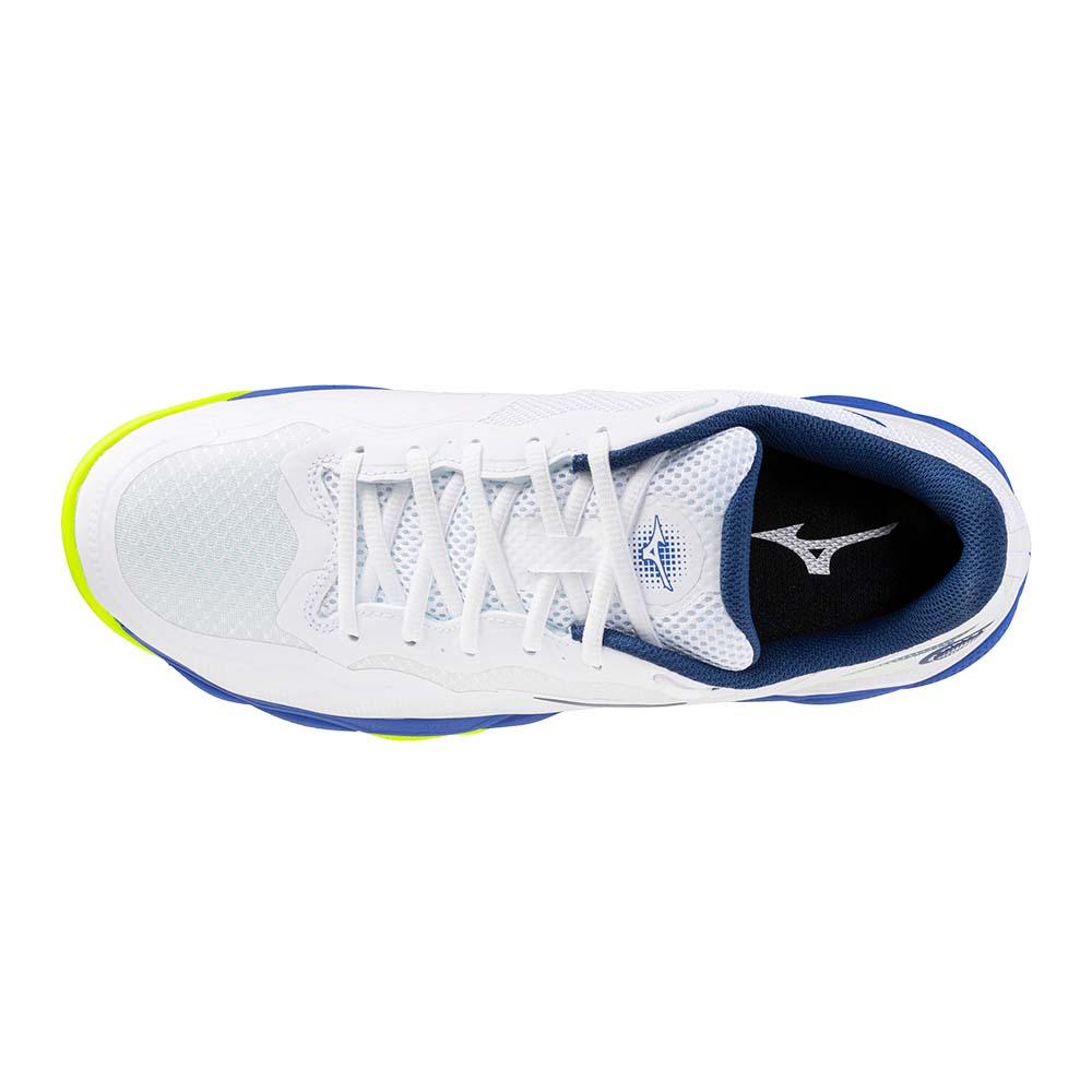 Mizuno WAVE ENFORCE COURT Tennis Shoes Unisex Low Top White/Blue 61GA243220
