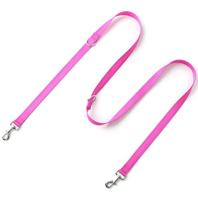 Dog Leash Hands Free Dogs Leash Reflective Double Leashes for 2 Dog Walking Nylon Rope 2 Dogs Leashes Pet Chain Pet Supplies