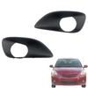 Fog Lamp Frame Front Bumper Fog Light Bezel Cover Trim Fit For Toyota Yaris Sedan 2007 - 2013 4Door Fog Lamp Cover