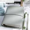 5-Ring Binder Mini Loose-leaf Notebook Faux Leather Zipper Binder Notebook  Photo Collection