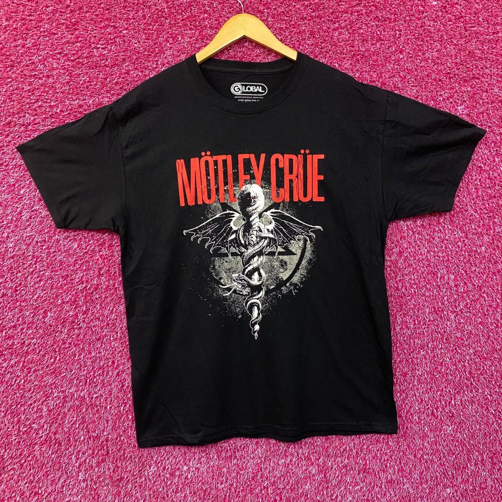 

Motley Crue Dr Feel Good Album Cover Art Heavy Metal T-Shirt 2XL S