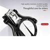 Precision Toenail Fingernail Clipper with Magnifying Glass Sharp Durable Trimmer Portable Pedicure Tool for Travel Gift