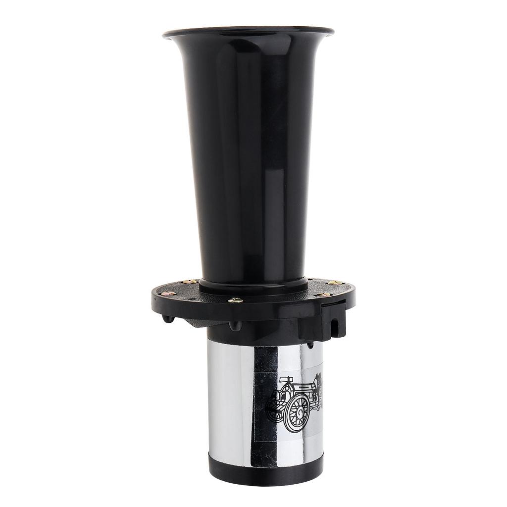 12V 110dB Super Loud OOGA Air Horn Antique Vintage Classic Old Style Complete Kit with Button Wiring Harness Wear-resistant for Car Motorcycle Truck