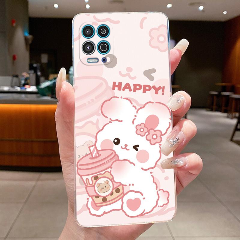 Phone Case For Motorola Moto G100 Soft Silicone TPU Transparent Viral Popular Panda Painted Casing Anti-scratch Slim Cover