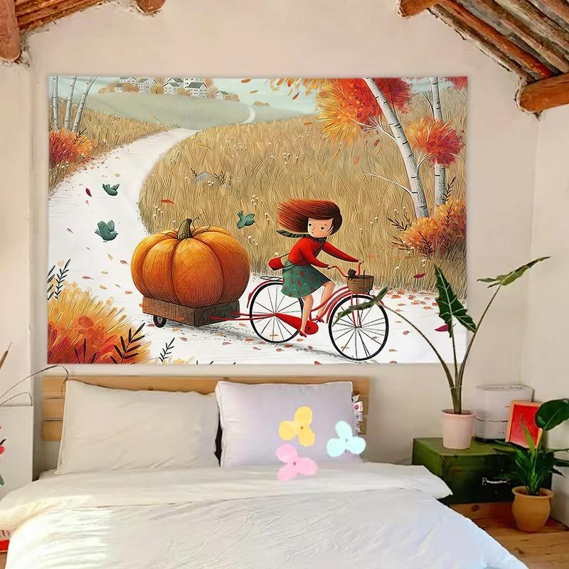 Sea View Mount Fuji Pattern Bedroom Living Room Tapestry Home Wall Decoration Tapestry