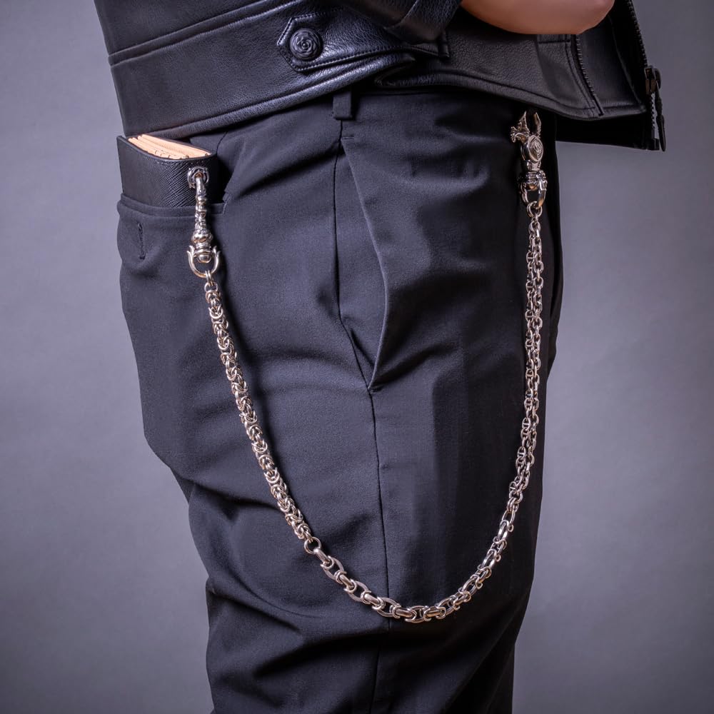 ArtemisClassic Betamix Geldbörse Kette Messing Geldbörse Seil ACWC0018 Silber Accessoires Marke Herren