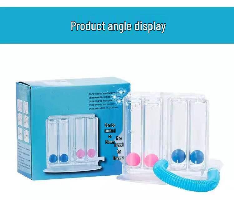 Lung Capacity Breathing Trainer for Middle-Aged & Elderly: Lung Function Exercise Device