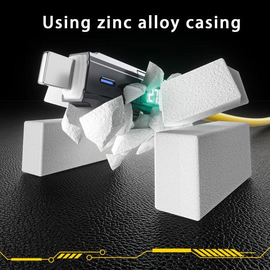 100CM 4-In-1 Lade-Displaykabel LED A USB Typ-C 8Pin PD Tragbares Schnellladen