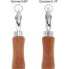 Screen Repair Kit, Roller Tool with Bearing Spline Roller Wooden Handle and P