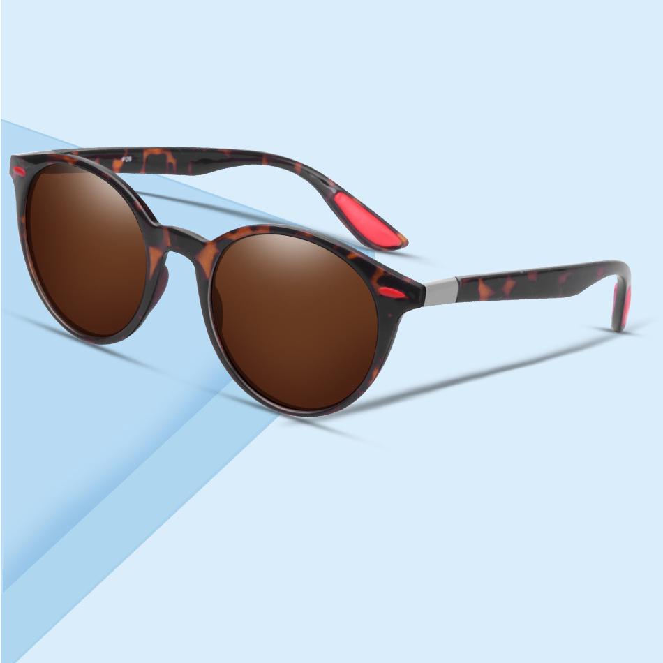 Polarized Sun Glasses  Retro Round Frame Sunglasses Driving Sunglasses for Drivers