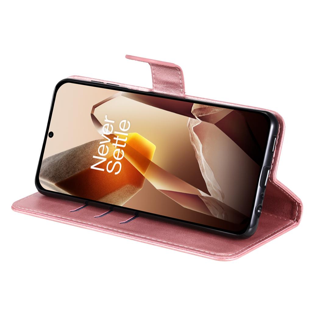 For OnePlus 13 Case Zipper Wallet Calf Texture PU Leather Phone Cover